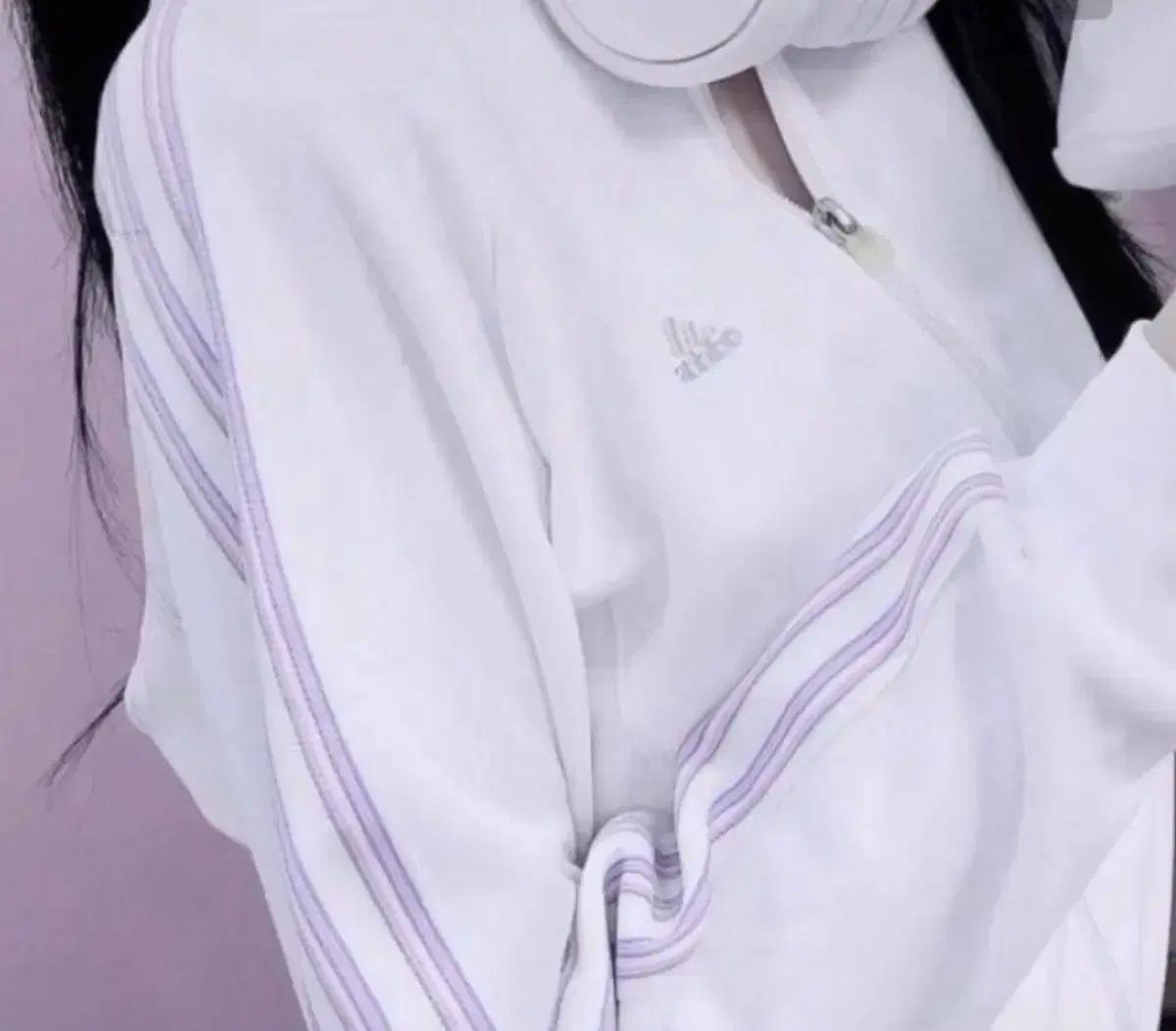 S~M 아디다스 희귀 져지 핑크 연보라 화이트 딸기우유 양산형지뢰계