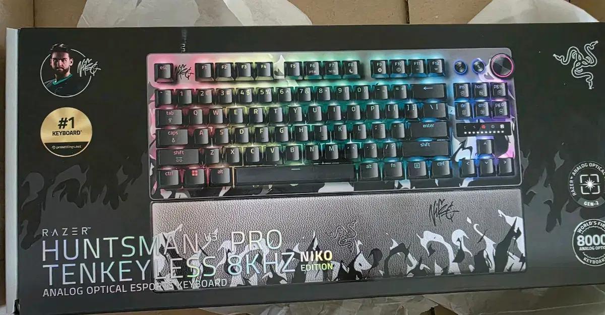 레이저 게이밍 키보드 Razer Huntsman V3 Pro