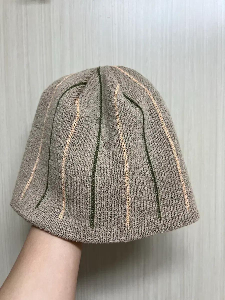 NOROLL 'TWOFACE WASHI BEANIE' - CONCRETE