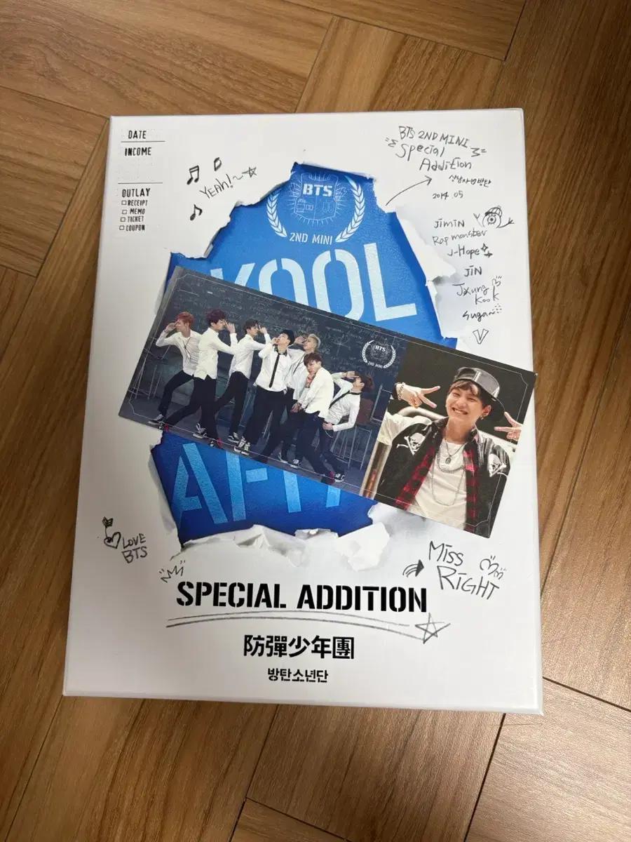 방탄소년단 Skool Luv Affair 앨범(포카x) + 슈가 포카