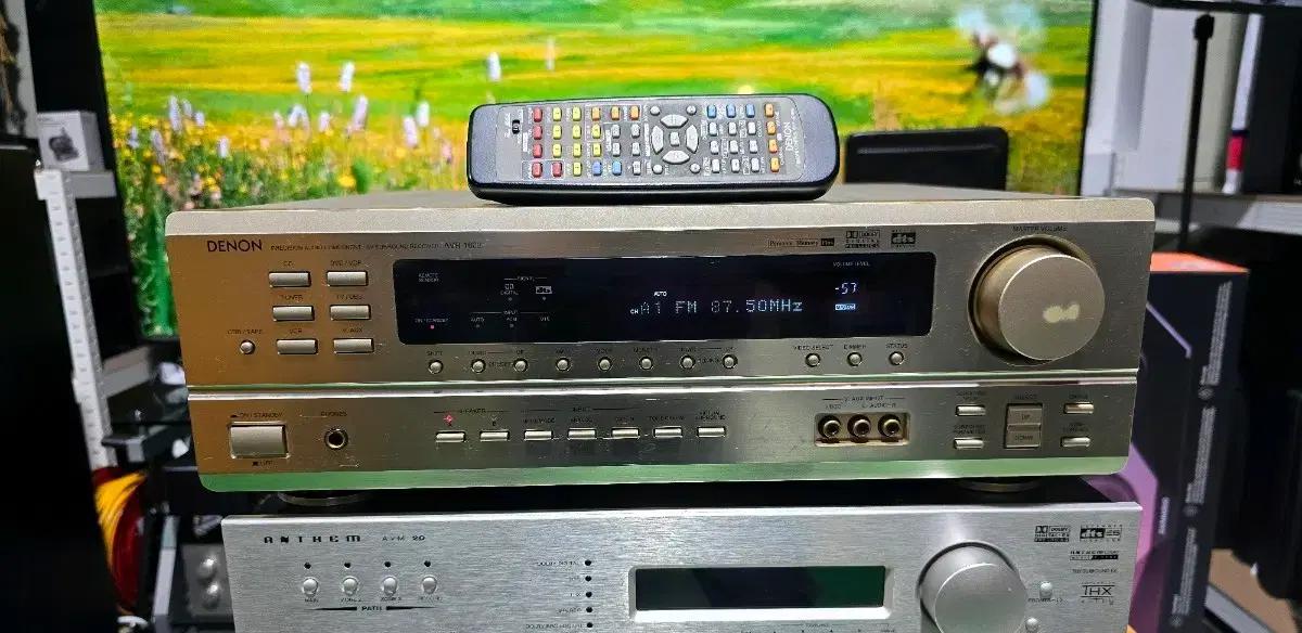 DENON AVR-1602 AV 리시버 앰프 리모컨 포함