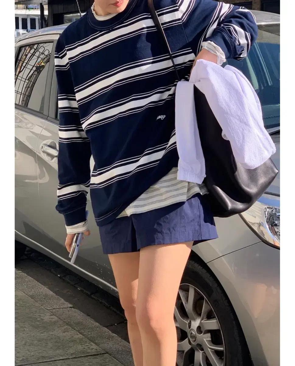 헤이그 haag vivid 스웻셔츠 맨투맨