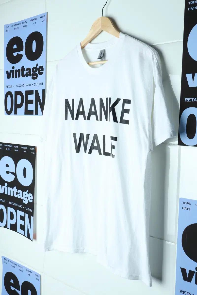 (XL-2XL) 길단 반팔 티셔츠 USA 흰색 화이트 블랙글귀-17FE5