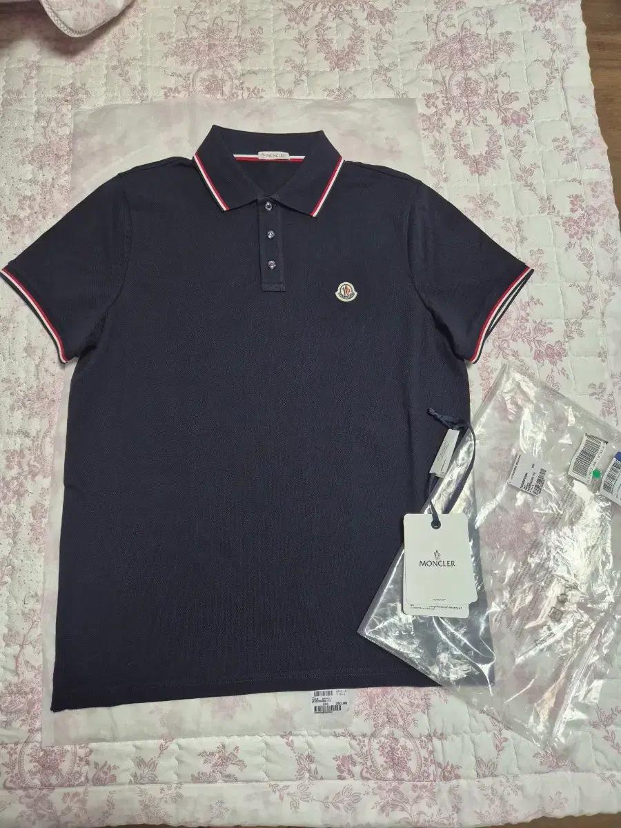 새상품 미시착 몽클레어 PK카라반팔티 100-L