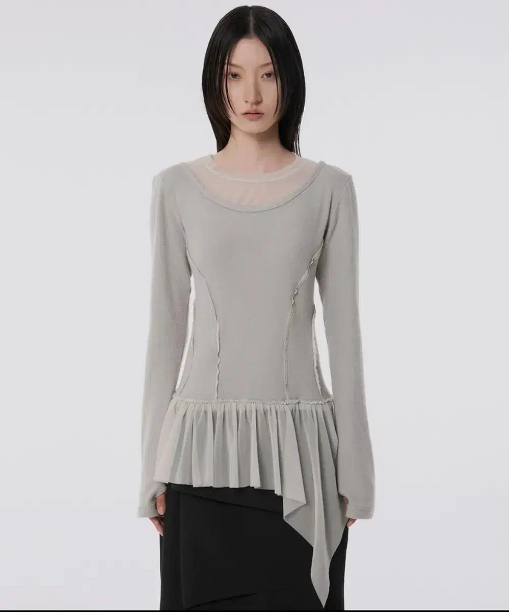 [플레어업] Layered Lace Frill Long Sleeve