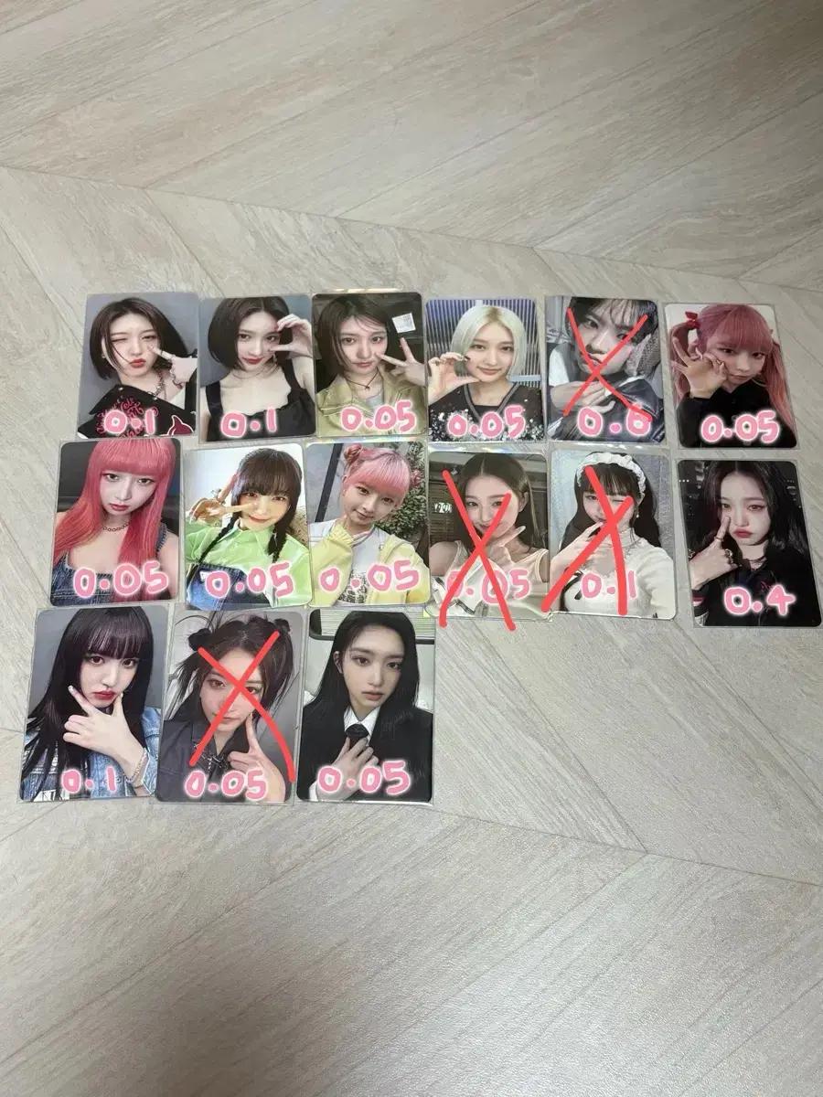 (탈덕처분) 아이브 포카 판매