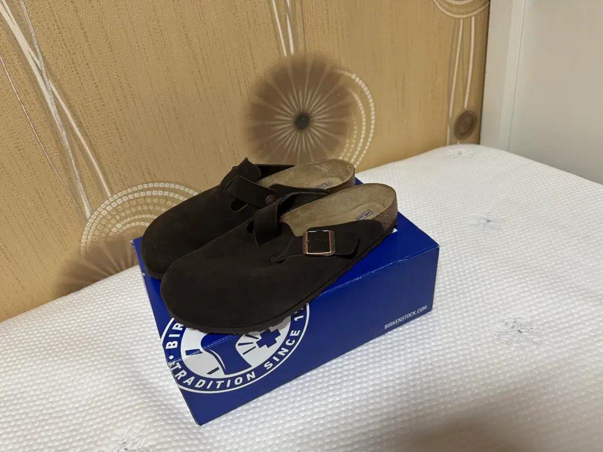 버켄스탁 보스턴 소프트 풋베드 모카 eu42 270mm 사이즈