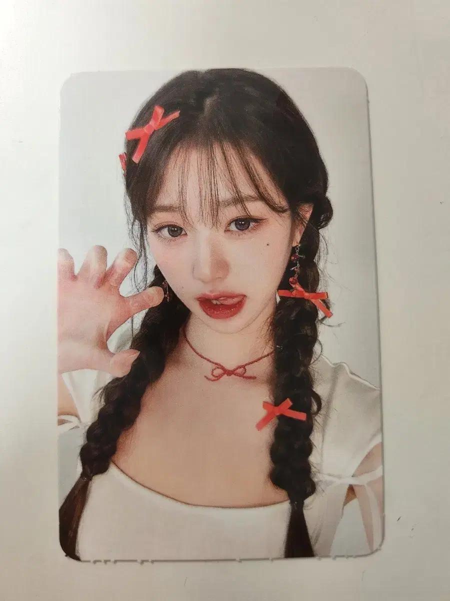 최저가) 아이브 장원영 어뮤즈 헬로키티 팝업 포토카드 포카