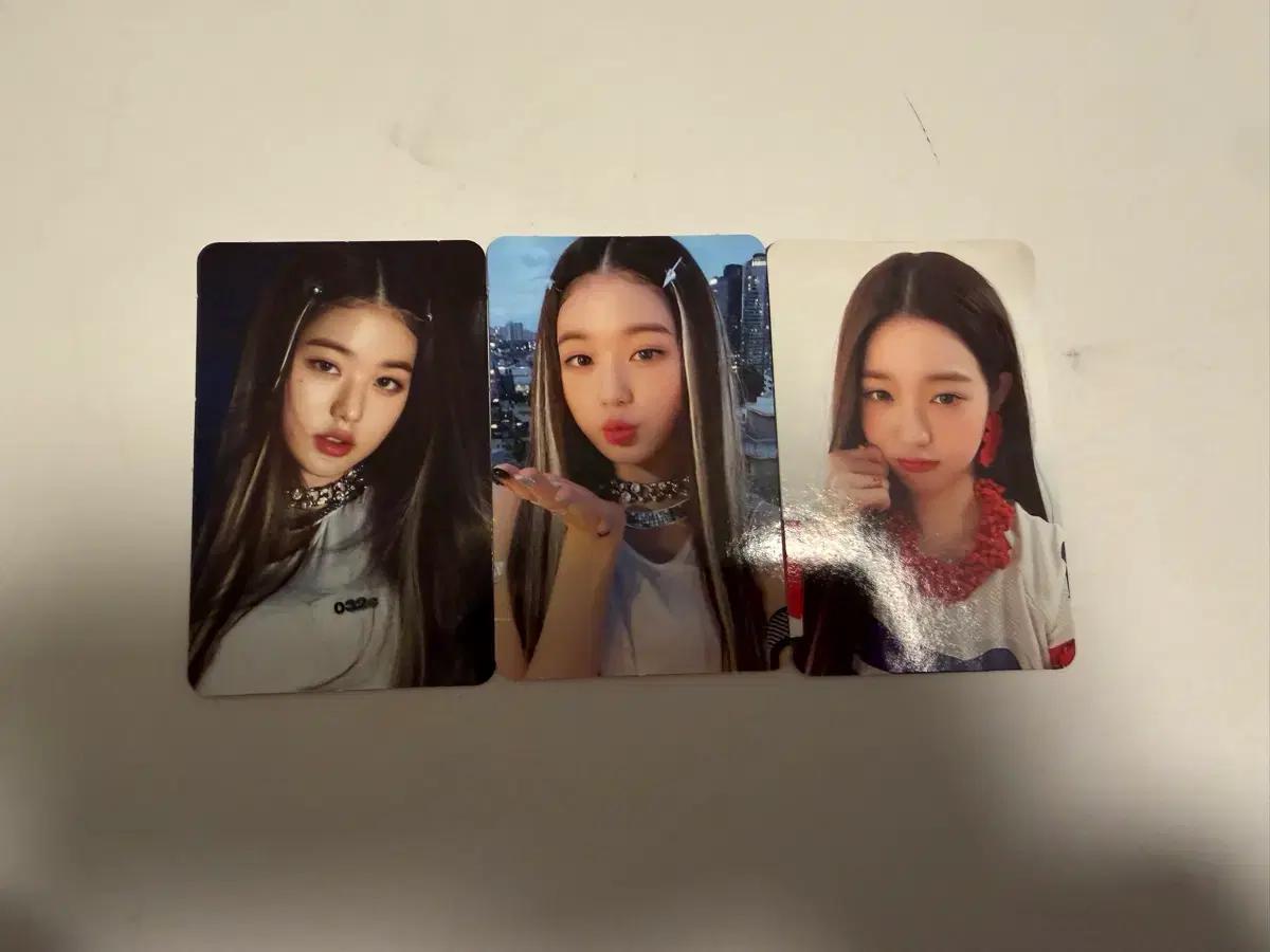 아이브 원영 포토카드 3장