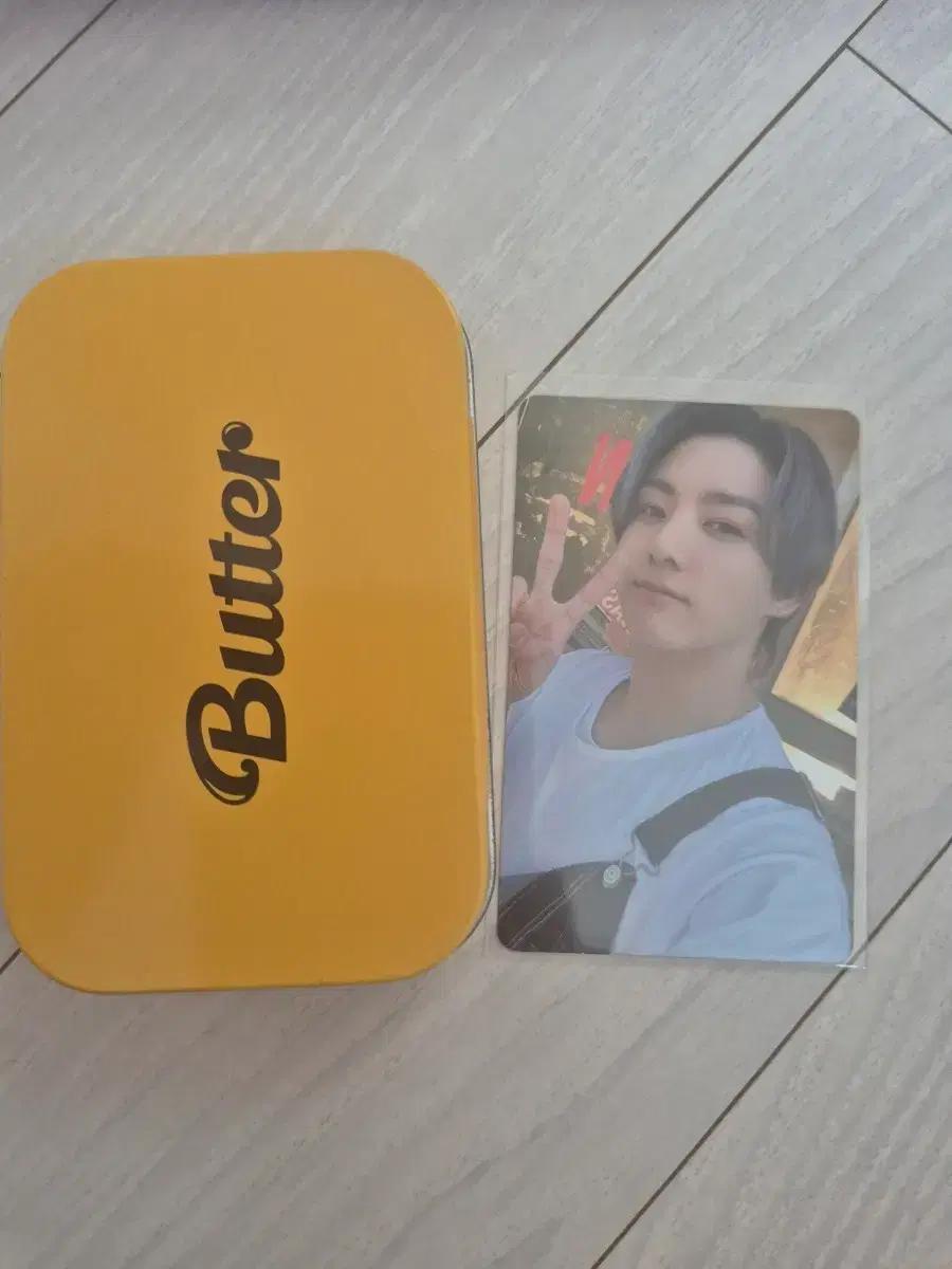 방탄 버터정국 위버스특전 포카 틴케이스포함