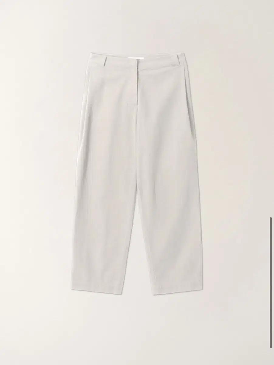 (낫띵리튼 새상품) Ground cotton trousers White