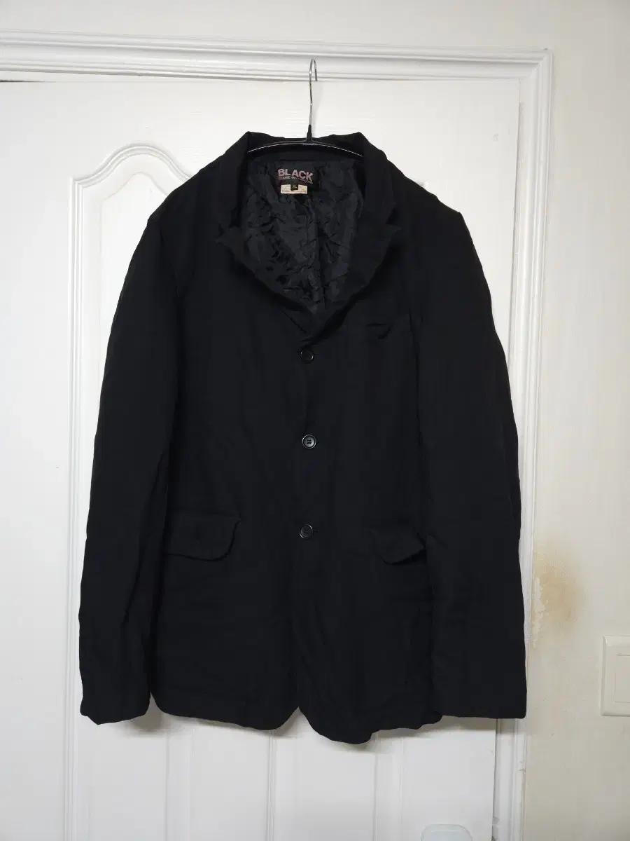 Comme des Garcons Black 축융 폴리 자켓XL