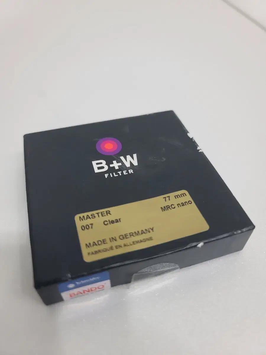 B+W MASTER 007 Clear MRC nano 77mm