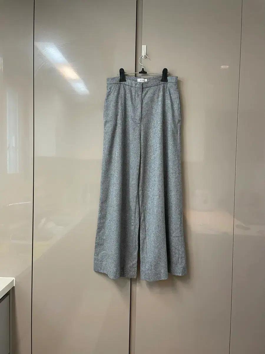 COS 체크 와이드 팬츠 EUR 38