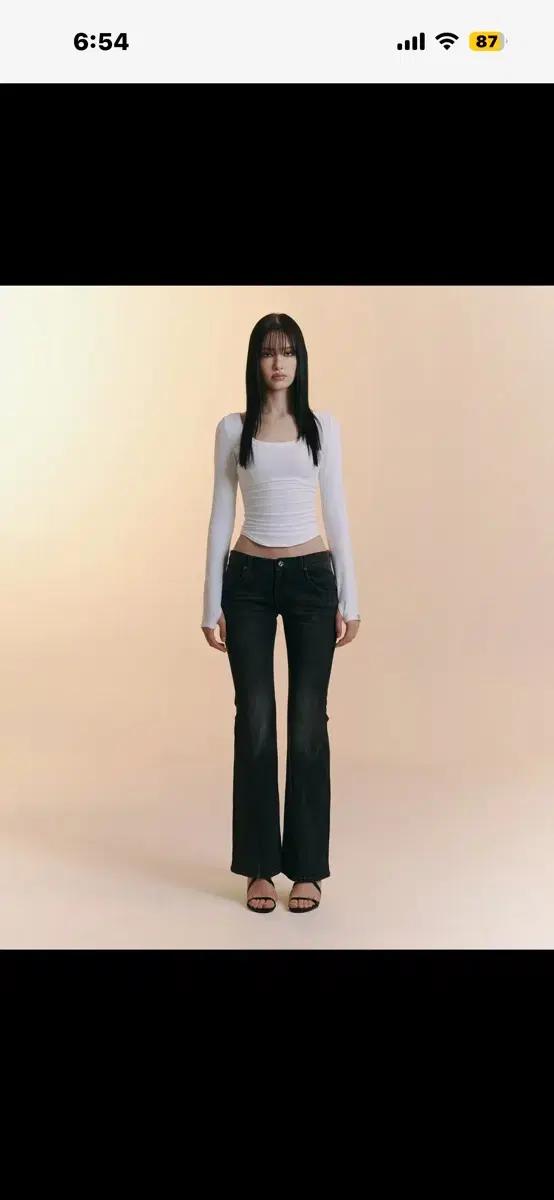 무료배송 S 플리즈노팔로우 빈티지워싱부츠컷데님 pleasenofollow