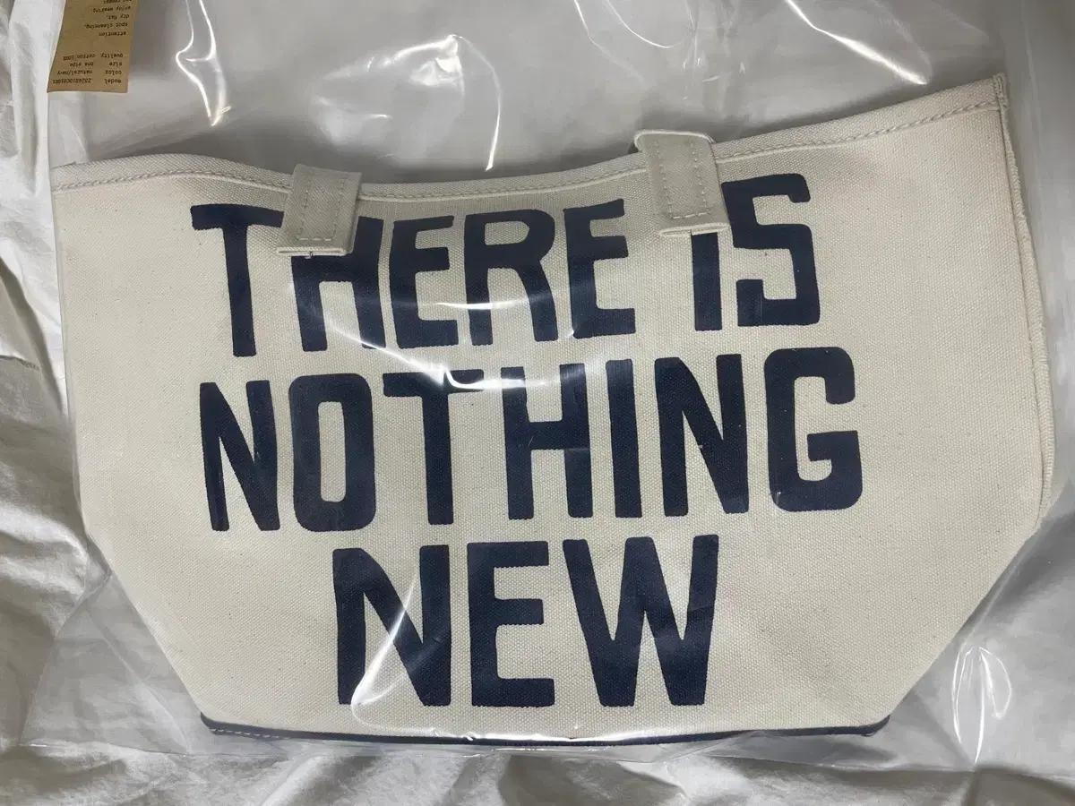 컬렉트피시스 there is nothing new 수비니어 토트백