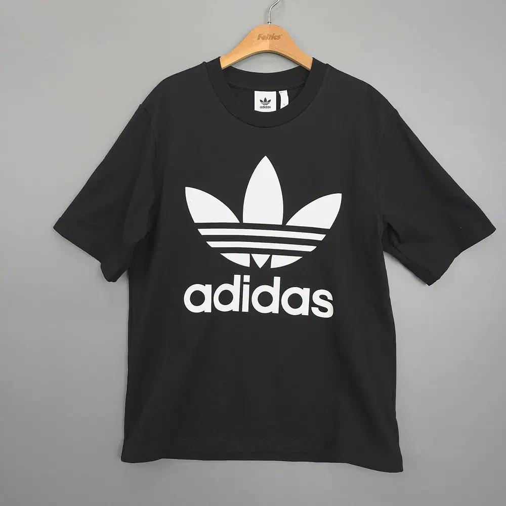 아디다스 adidas 트레포일 로고 오버핏 반팔티 L
