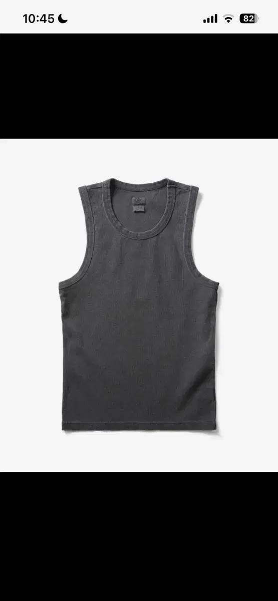 [우연 에스파이 콜라보] VTG SLEEVELESS 나시 차콜 L