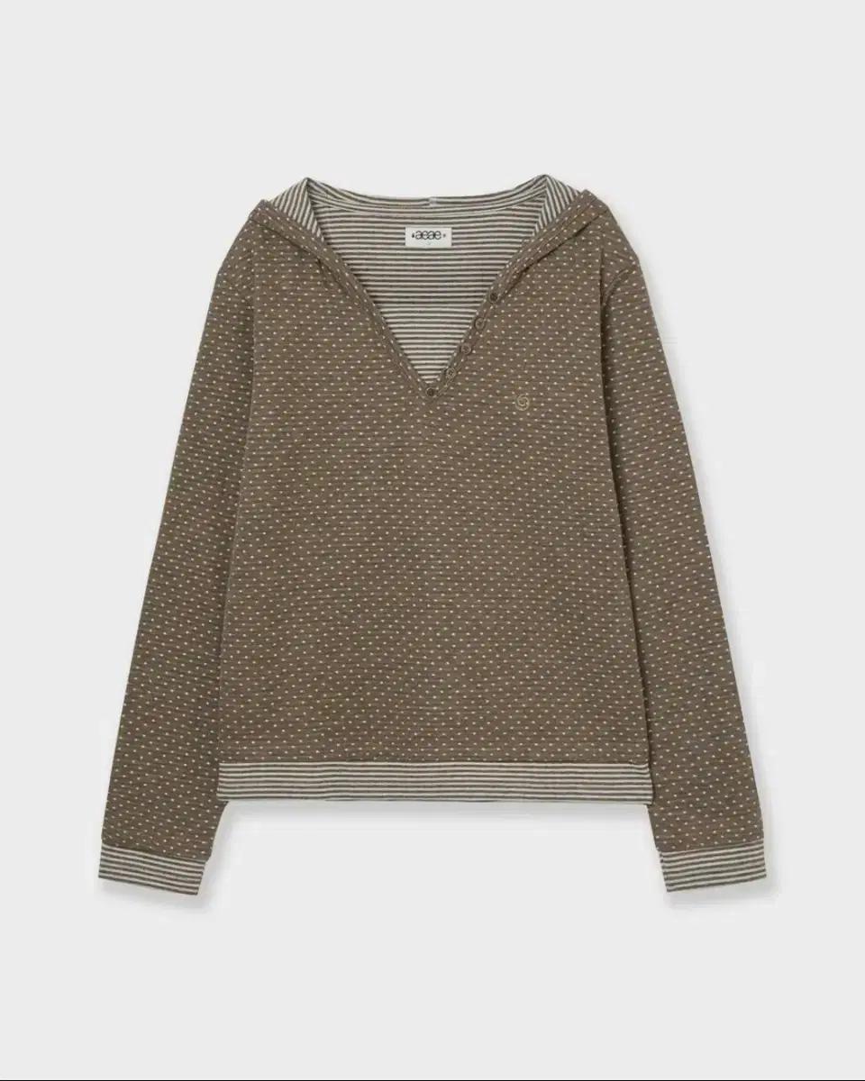에이이에이이 aeae)  후드 헨리 넥 티  [KHAKI]