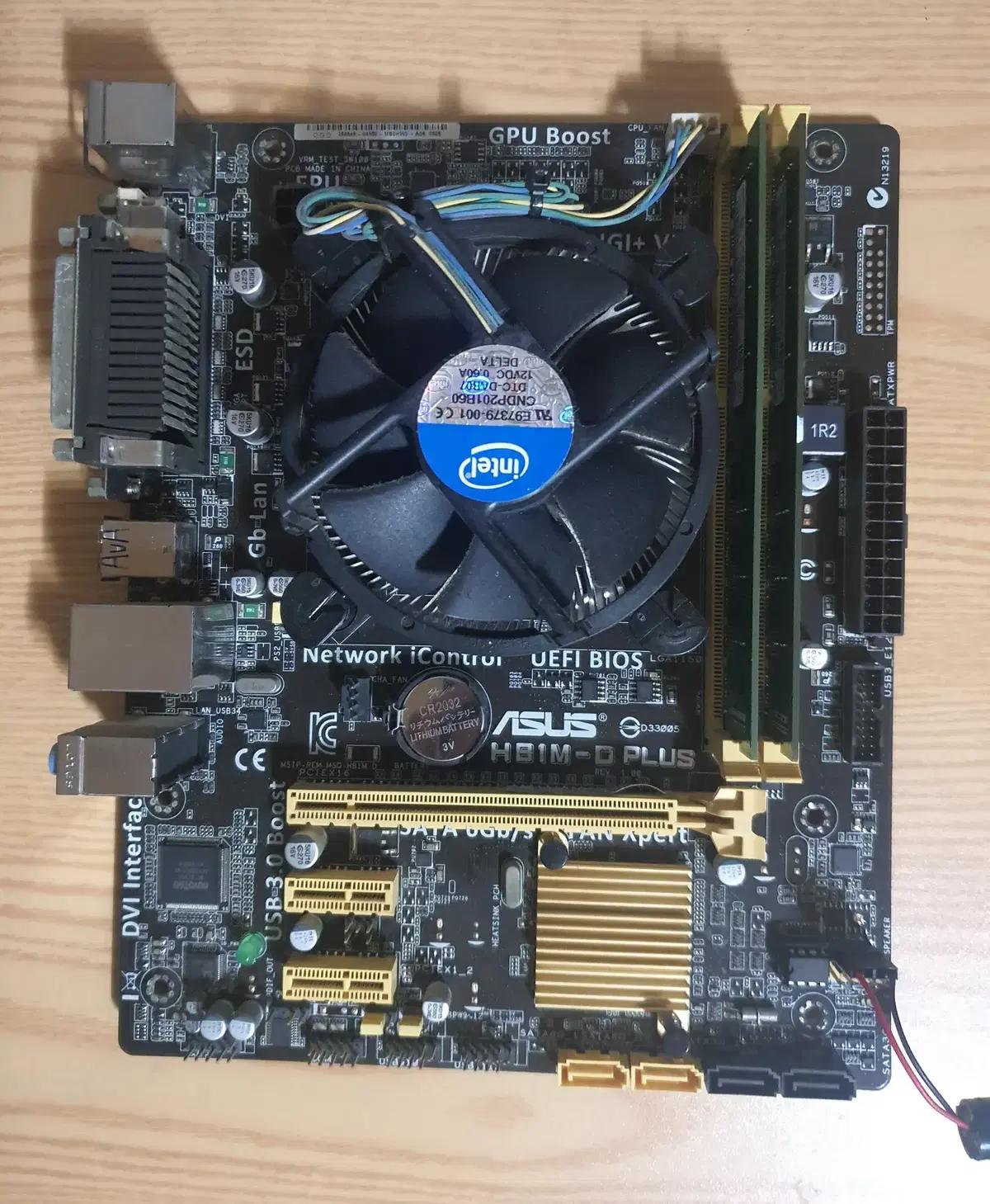 i5-4590 + ASUS H81M-D PLUS + 8GB