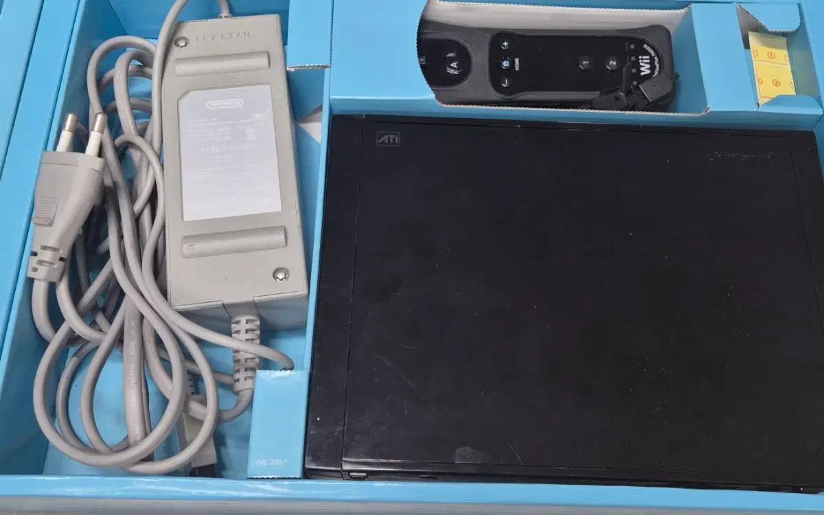 닌텐도 Wii 블랙 한글판 풀박스