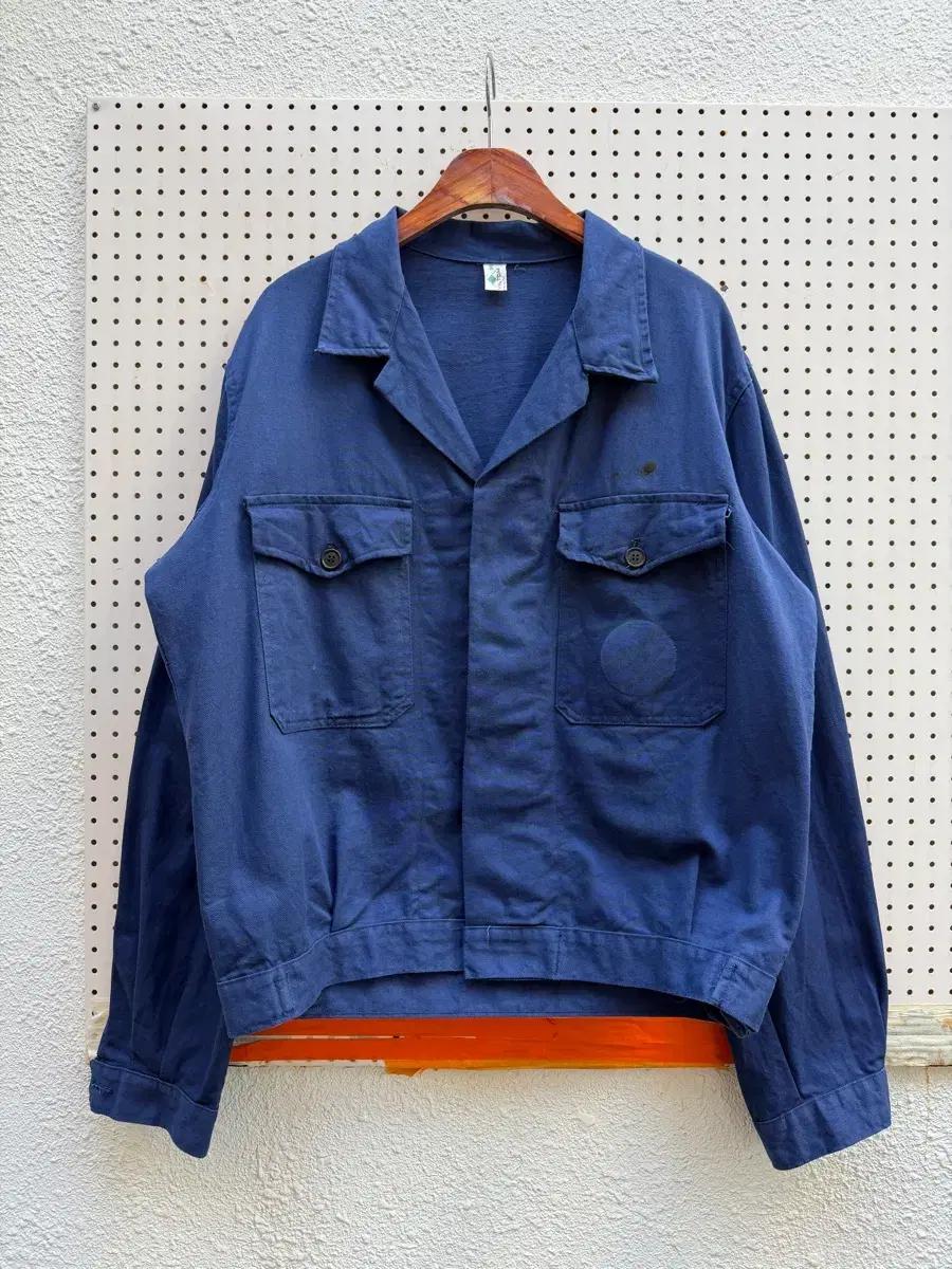 OLD VINTAGE NAVY MECHANIC 메카닉 프렌치워크자켓