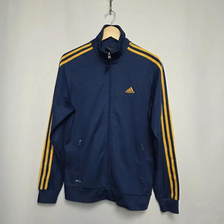 [ADIDAS] 남성 네이비 옐로 트랙탑 져지 105