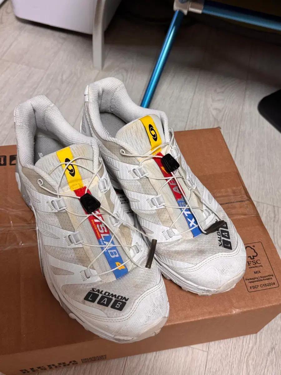 살로몬 XT-4 화이트 루나 280