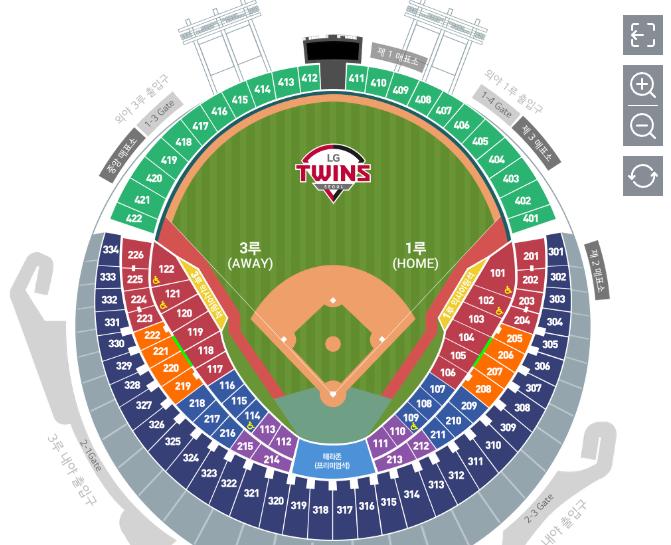4월 14일(화) LG트윈스 vs 롯데자이언츠 3루 오렌지석 판매