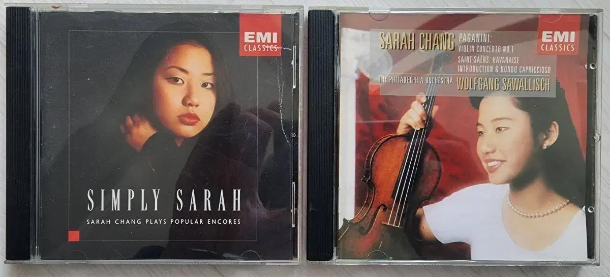 [2CD] 사라 장 <Simply Sarah>,<파가니니 바이올린협주곡>