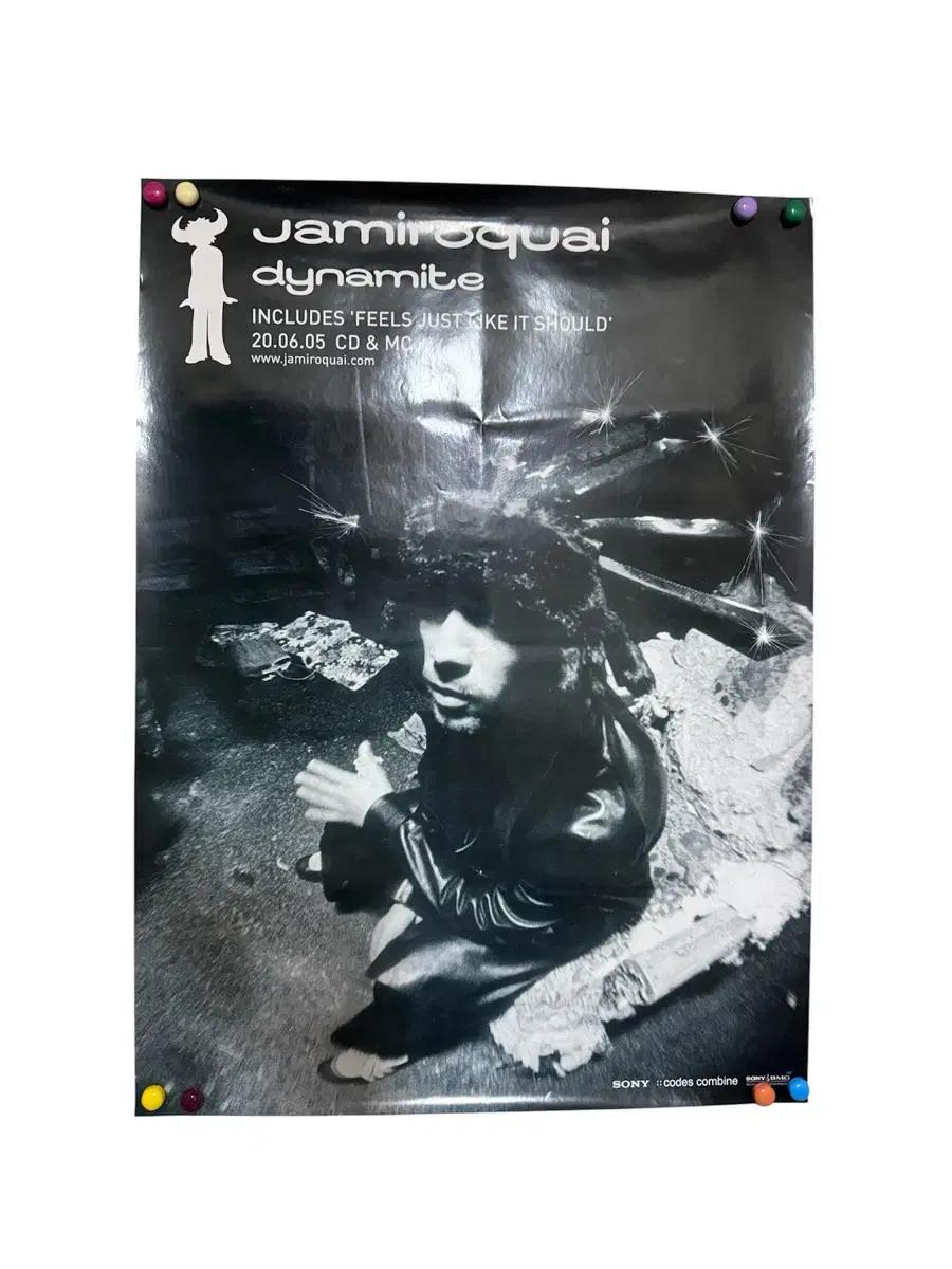 자미로콰이 JAMIROQUAI 6집 DYNAMITE 오리지널 포스터