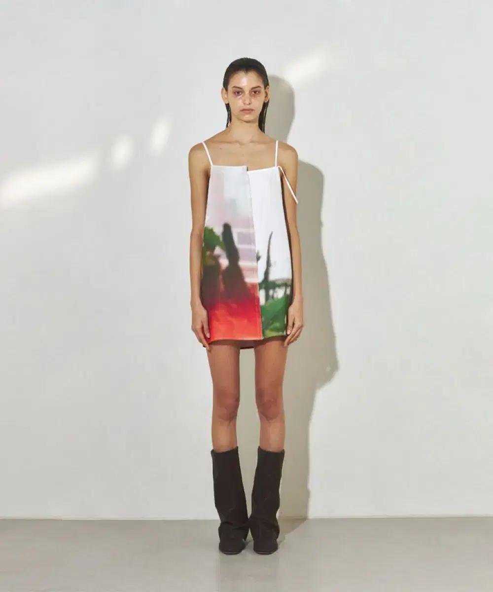 쓰리투에이티 Distorted Mini Dress