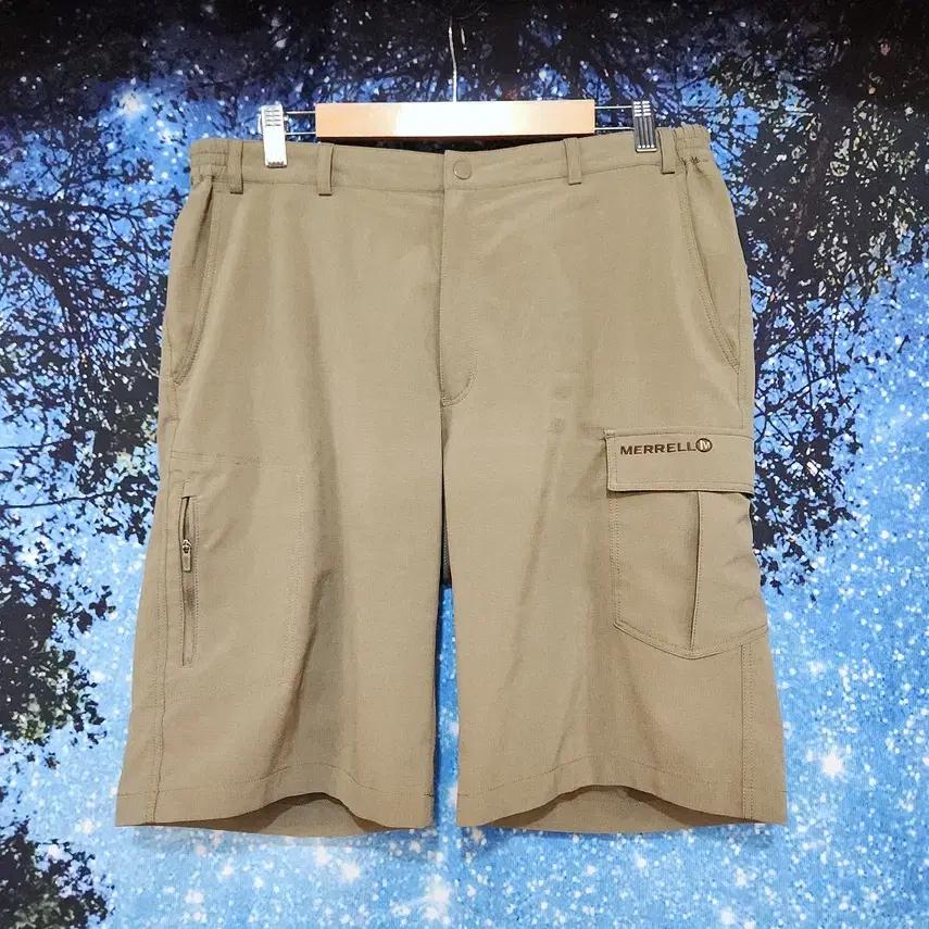 [Merrell] 남성 머렐 포켓 카키 브라운 색상 반바지 90