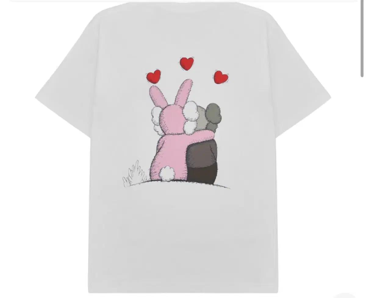 유니클로 KAWS 카우스 허그 반팔 티셔츠 L