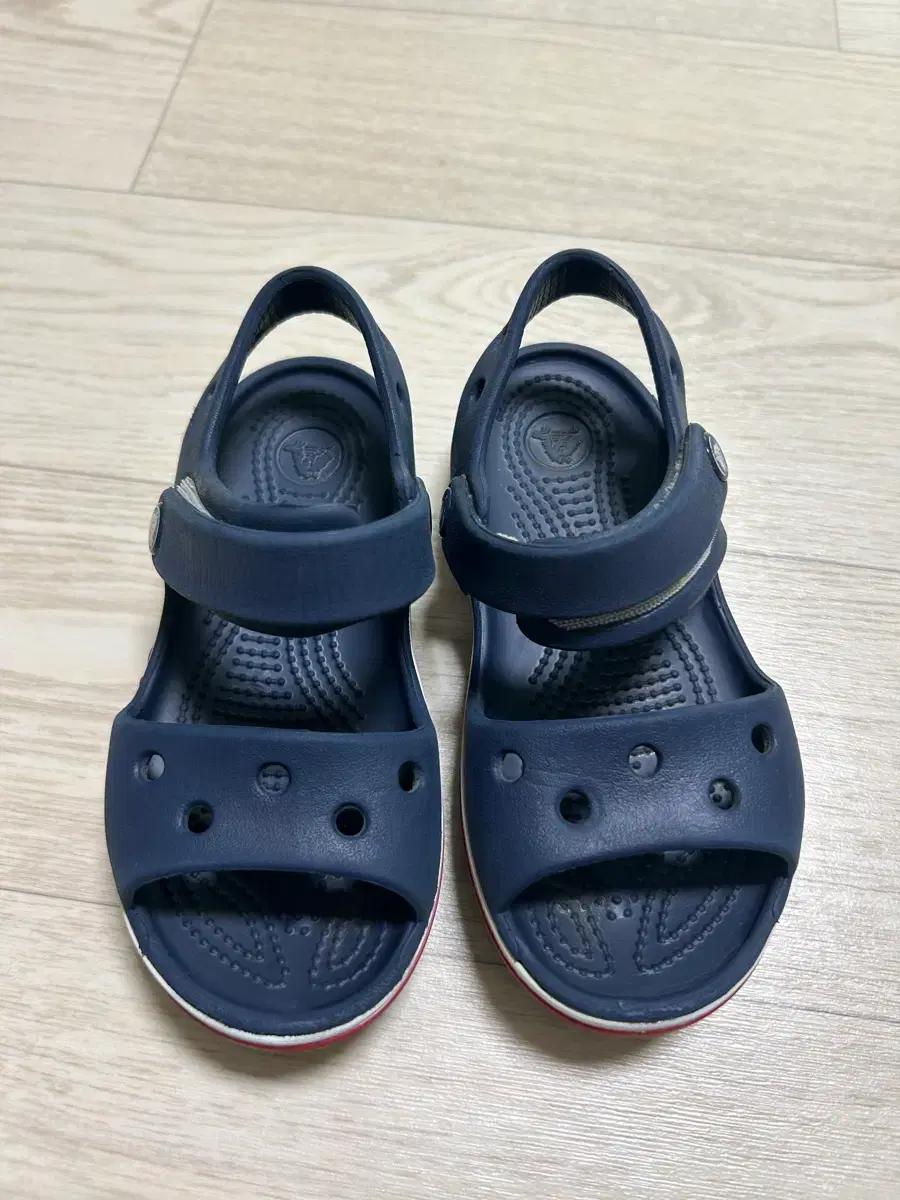 크록스 아동 샌들 네이비 C10