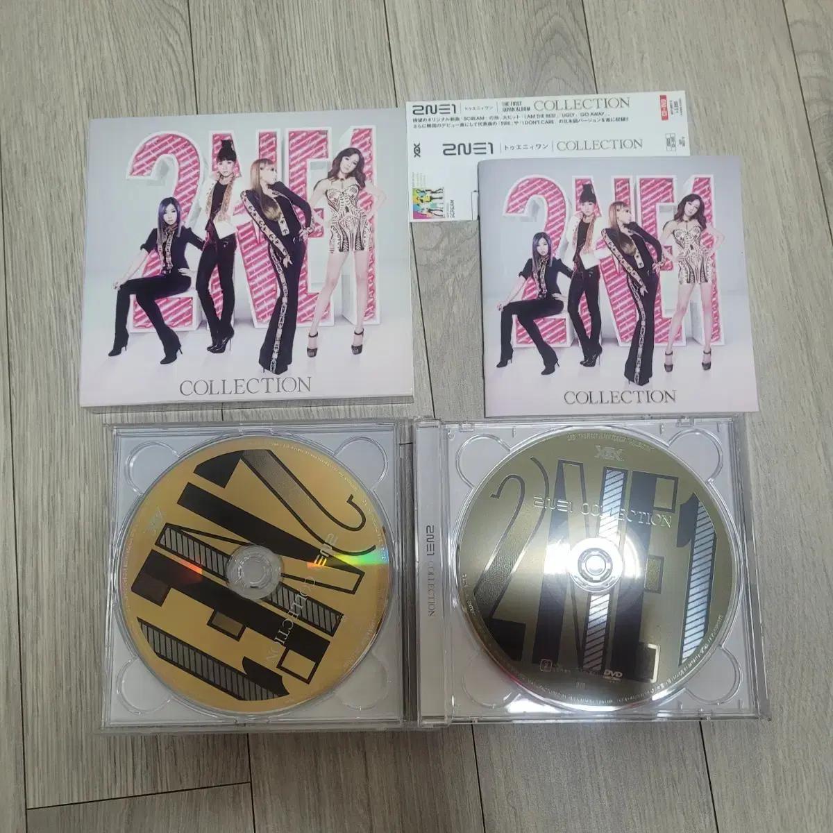2NE1 컬렉션 앨범 CD+DVD 세트(일본반)