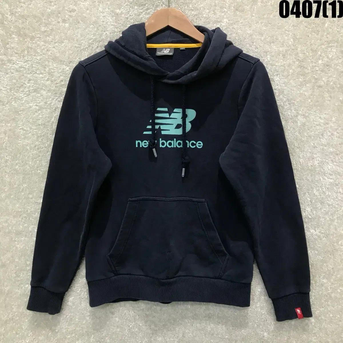 뉴발란스 네이비 후드티 s
