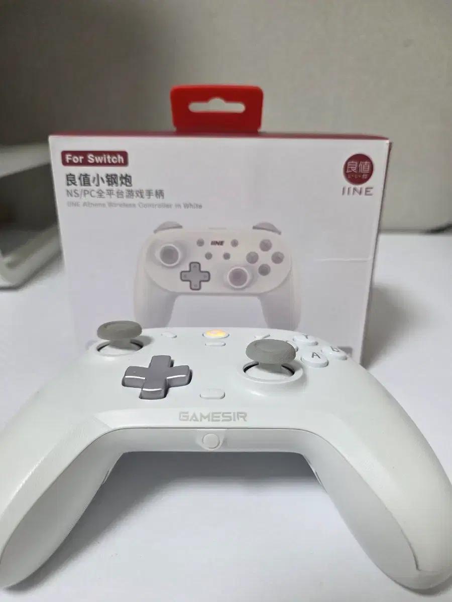 게임서 Gamesir t4cp 스위치 컨트롤러 화이트