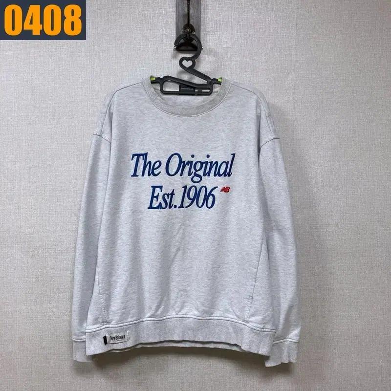 95 뉴발란스 레터링 로고 맨투맨 티셔츠 M