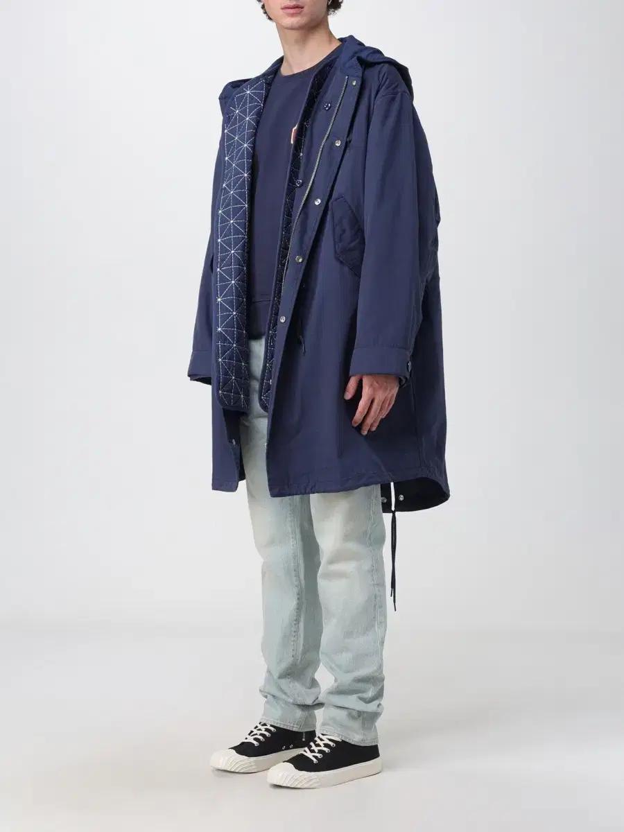 KENZO 겐조 남성 파카 네이비 야상 자켓 L