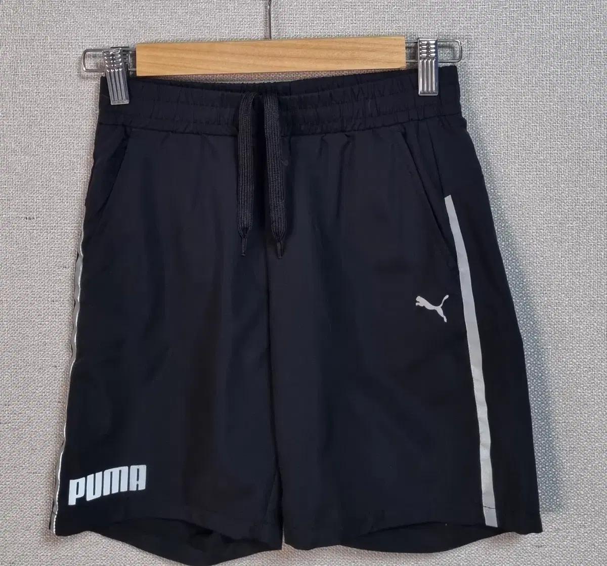 키즈) 140) 푸마 블랙 우븐 반바지