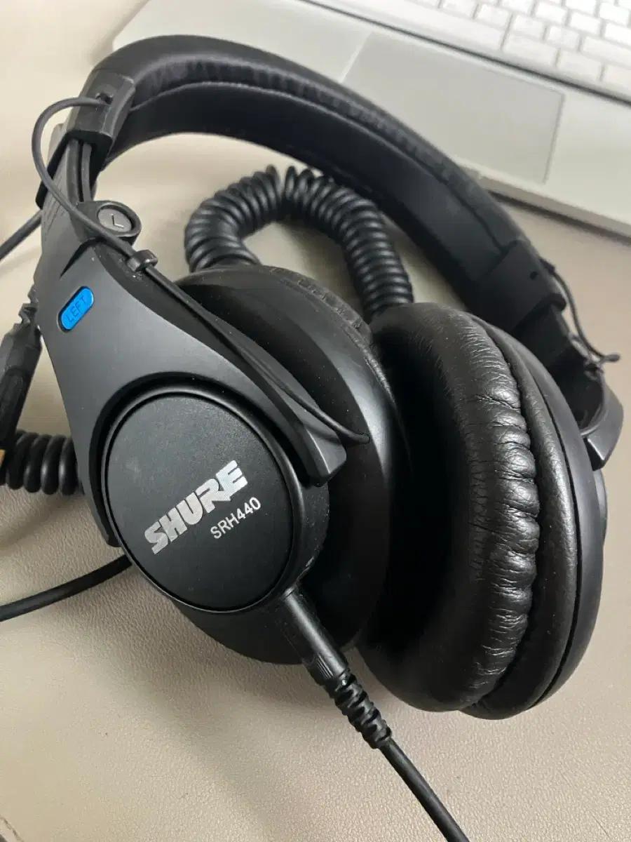 슈어 SRH440 헤드폰 블랙 Shure SRH440