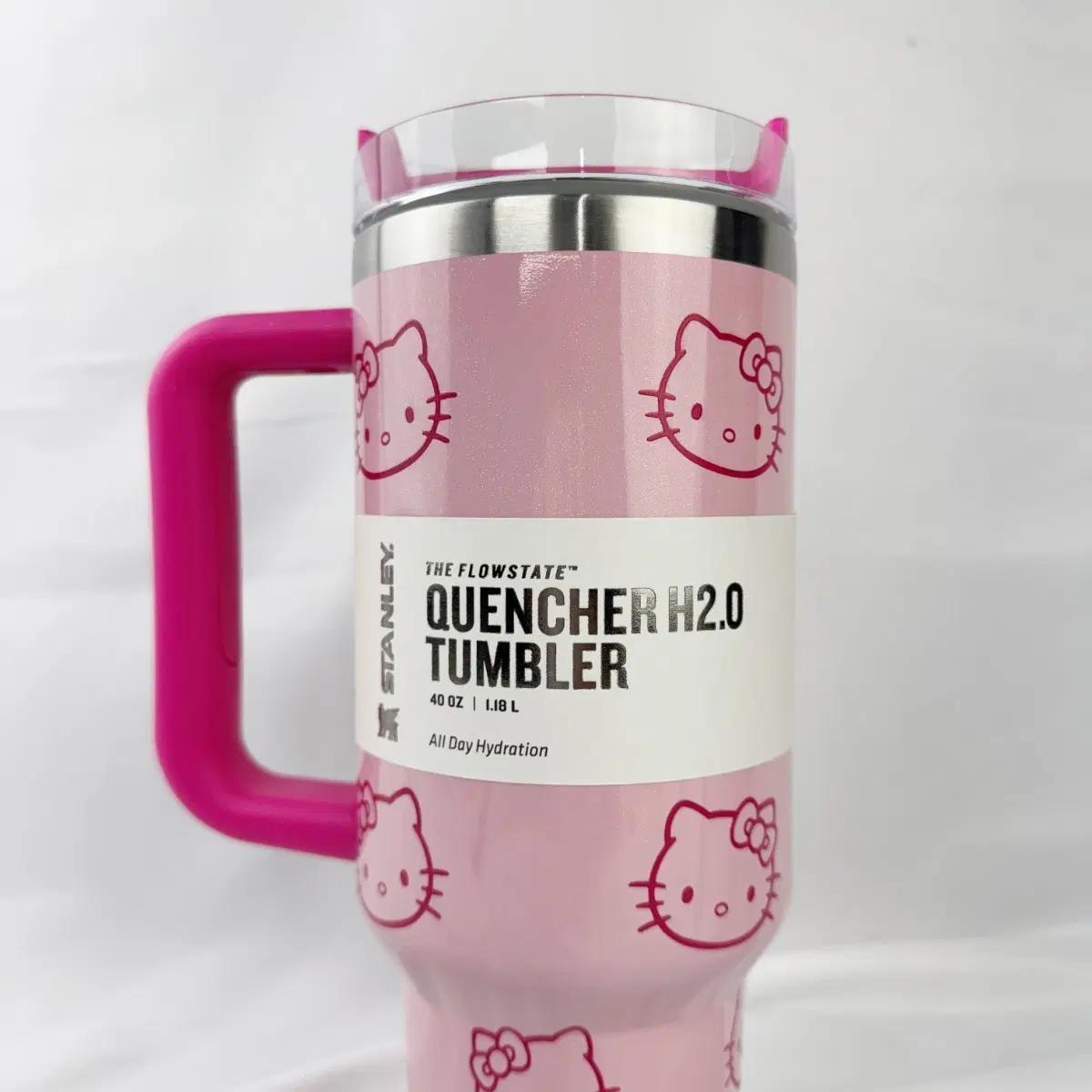 산리오 헬로 키티 스탠리 퀜쳐 h20 핑크