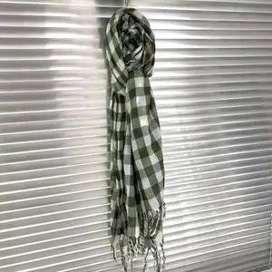 COMME des GARCONS tricot-CHECK SCARF