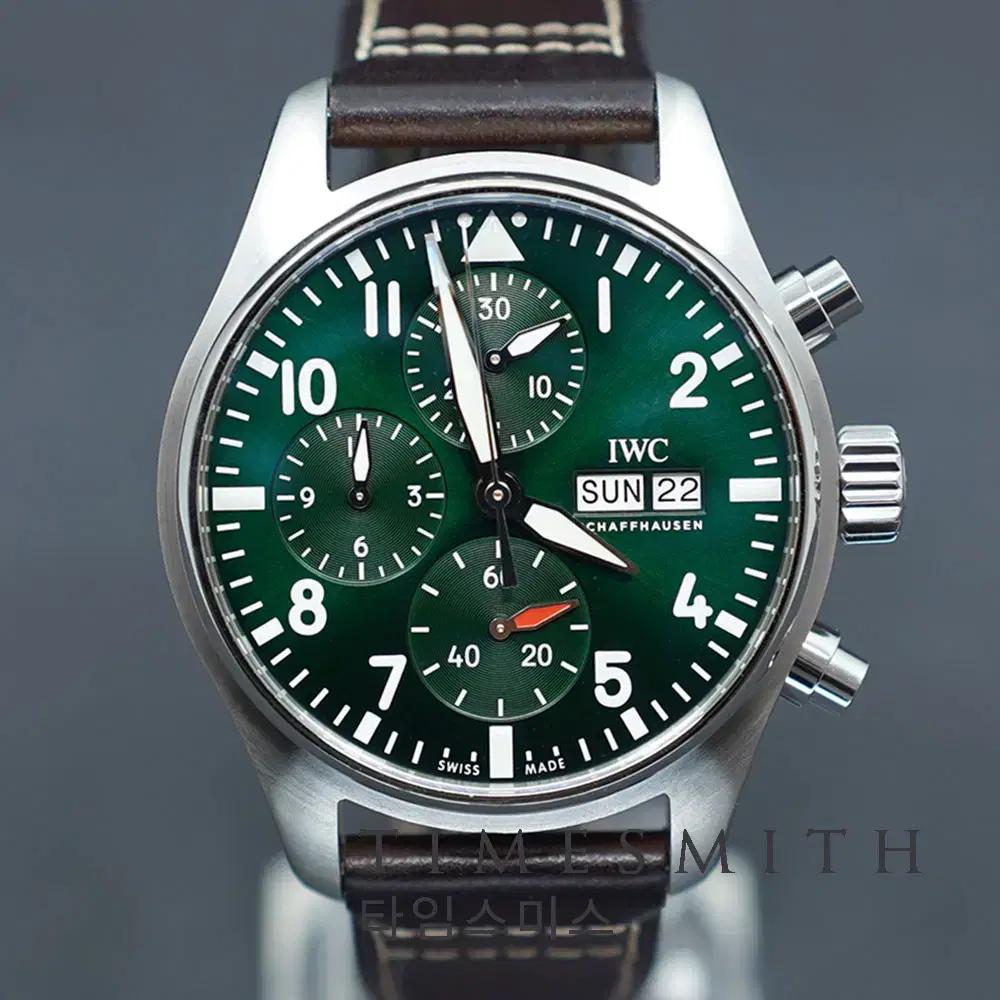 [IWC] 파일럿 크로노그래프 41 그린 IW388103