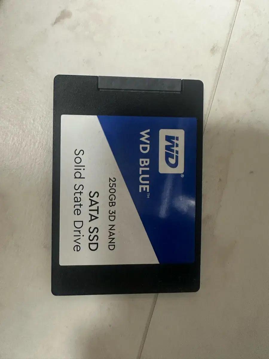 WD BLUE 250GB SSD 3D NAND 저장장치