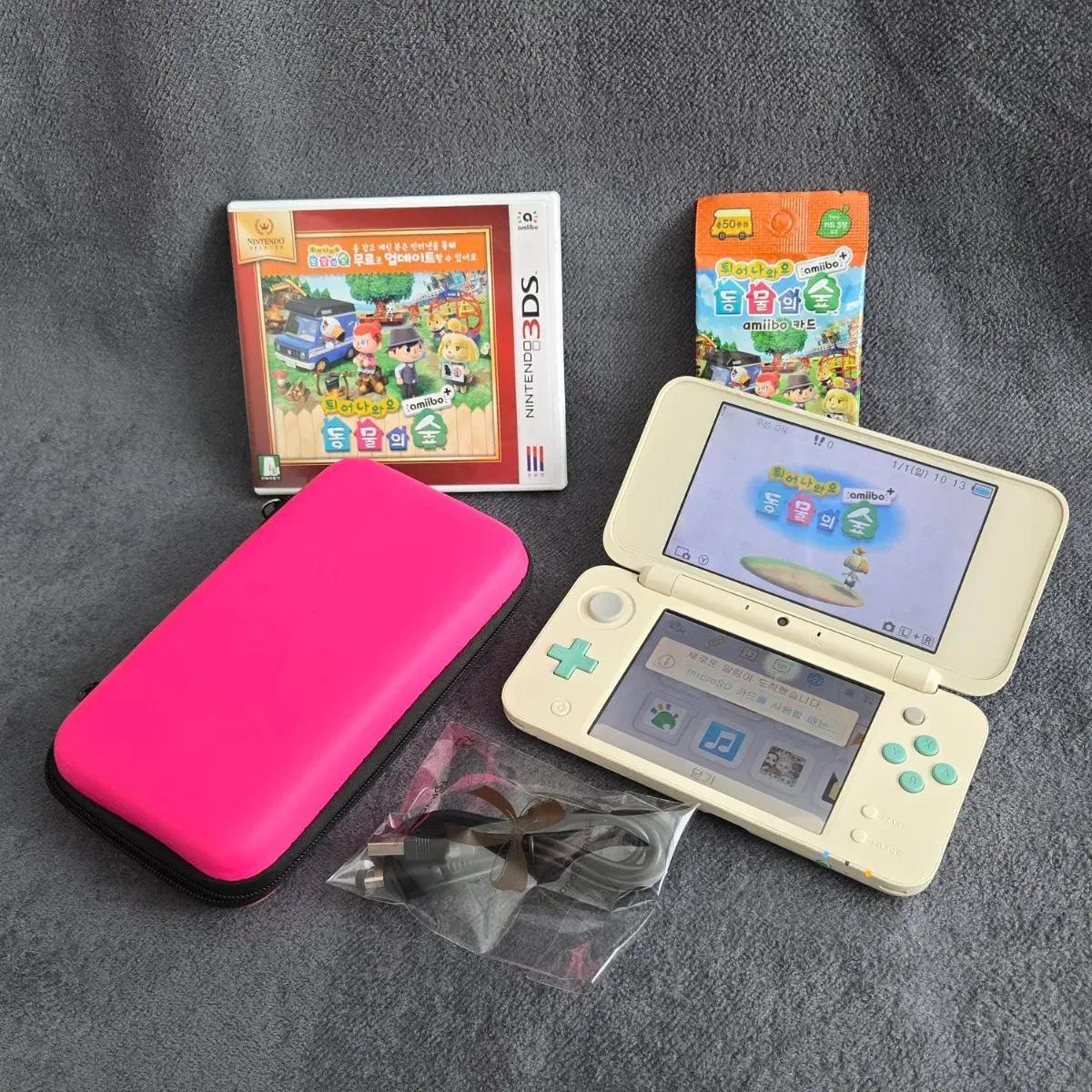 닌텐도 3ds new 2DS XL 동물의 숲 에디션 [정발]