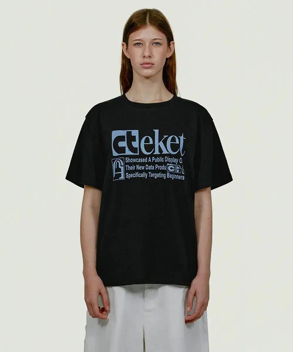 Teket Black Tee 남녀공용 (새상품)