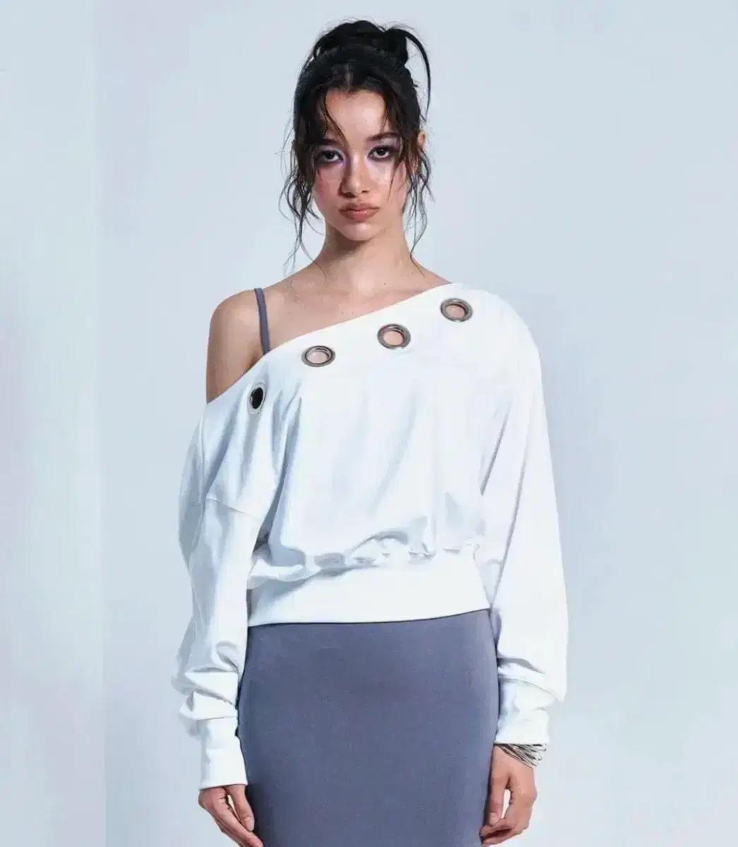 플리즈노팔로우 아일렛 오프숄더 Kealy Eyelet Off