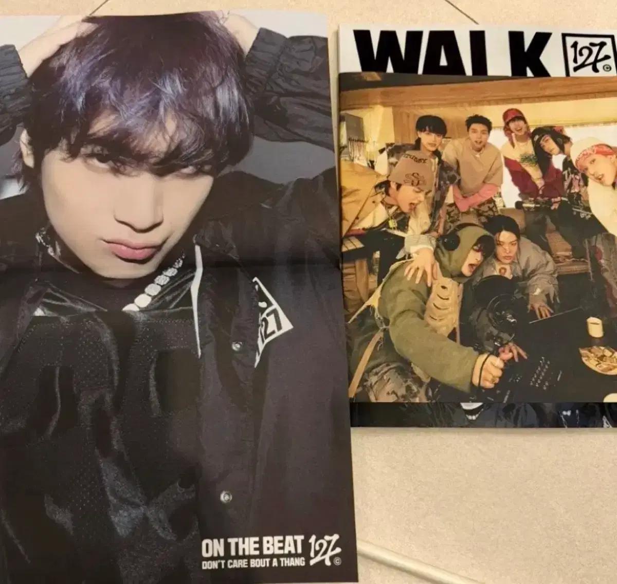 엔시티일이칠 NCT 127 WALK 삐그덕 개봉앨범+해찬 포스터